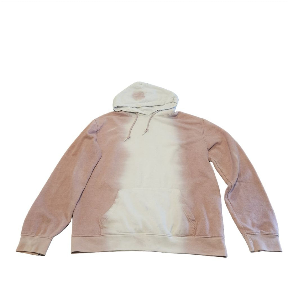 Women's PRETTYLITTLETHING Tie-Dye Hoodie Plus Size 16 Pink and White - Picture 2 of 10
